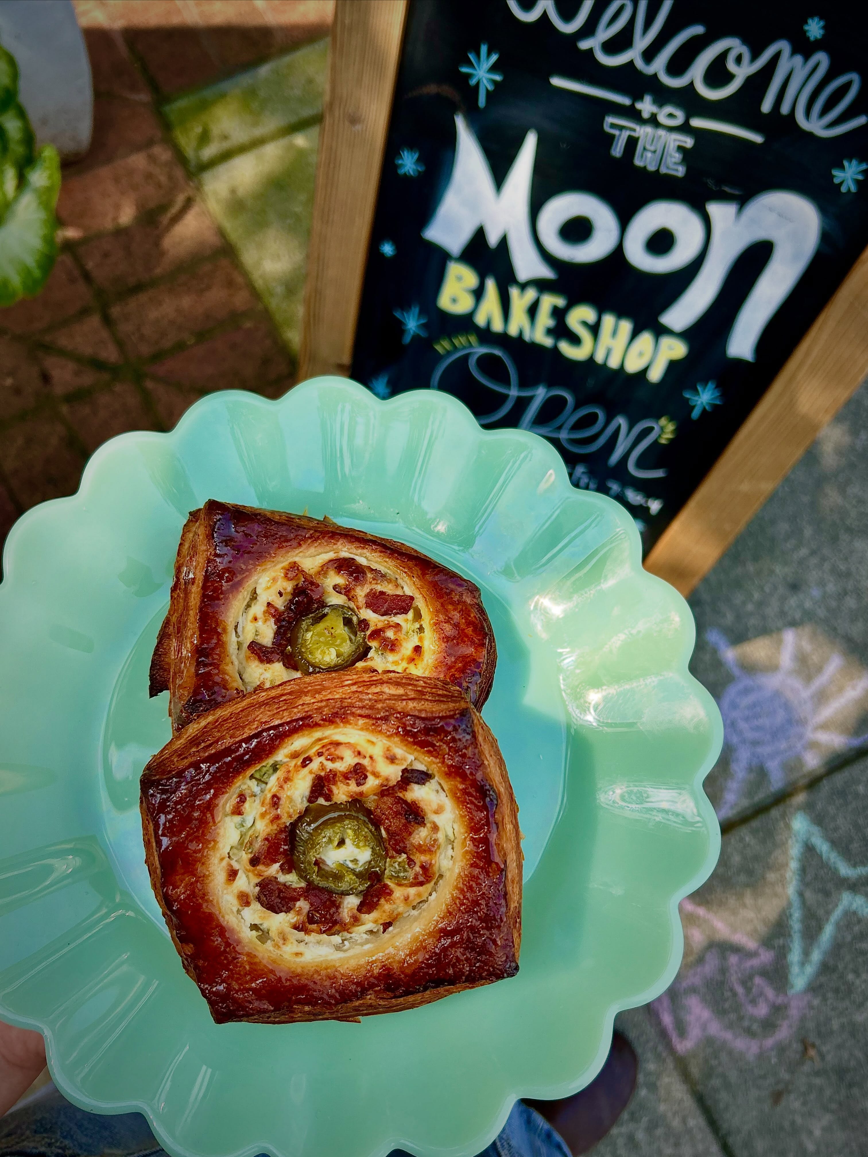 the mon bakeshop savory jalapeño topped pastry