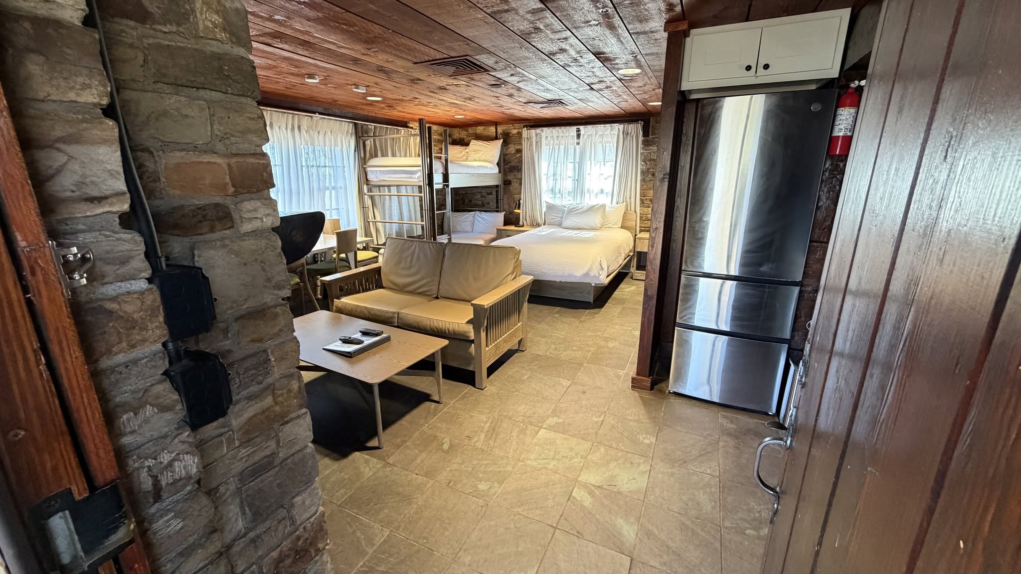 inside cabin