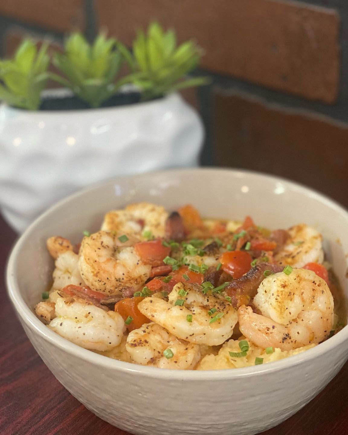 shrimp bowl from ole hickory bbq in new market