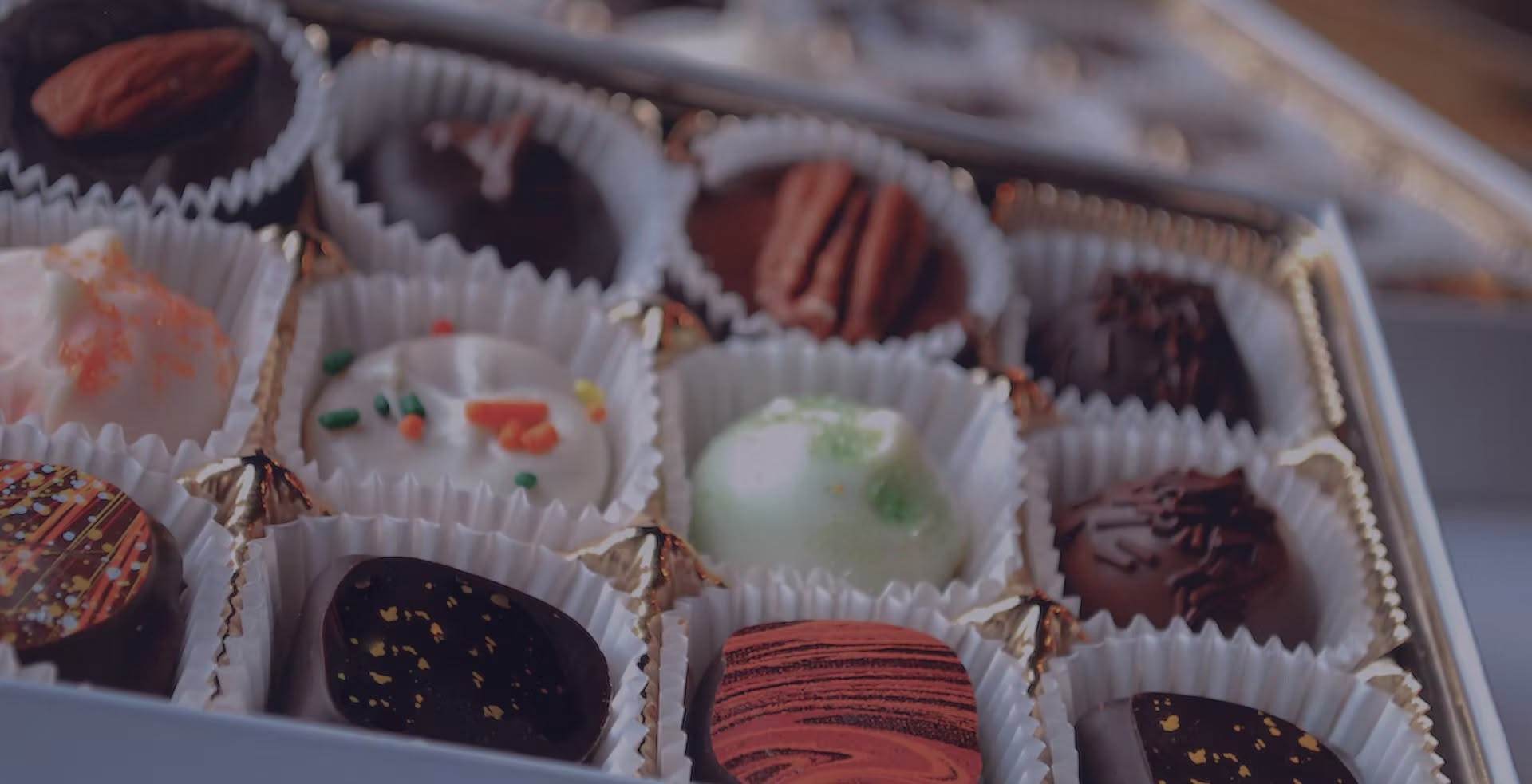 Assorted box of chocolates from Cocoa Bama