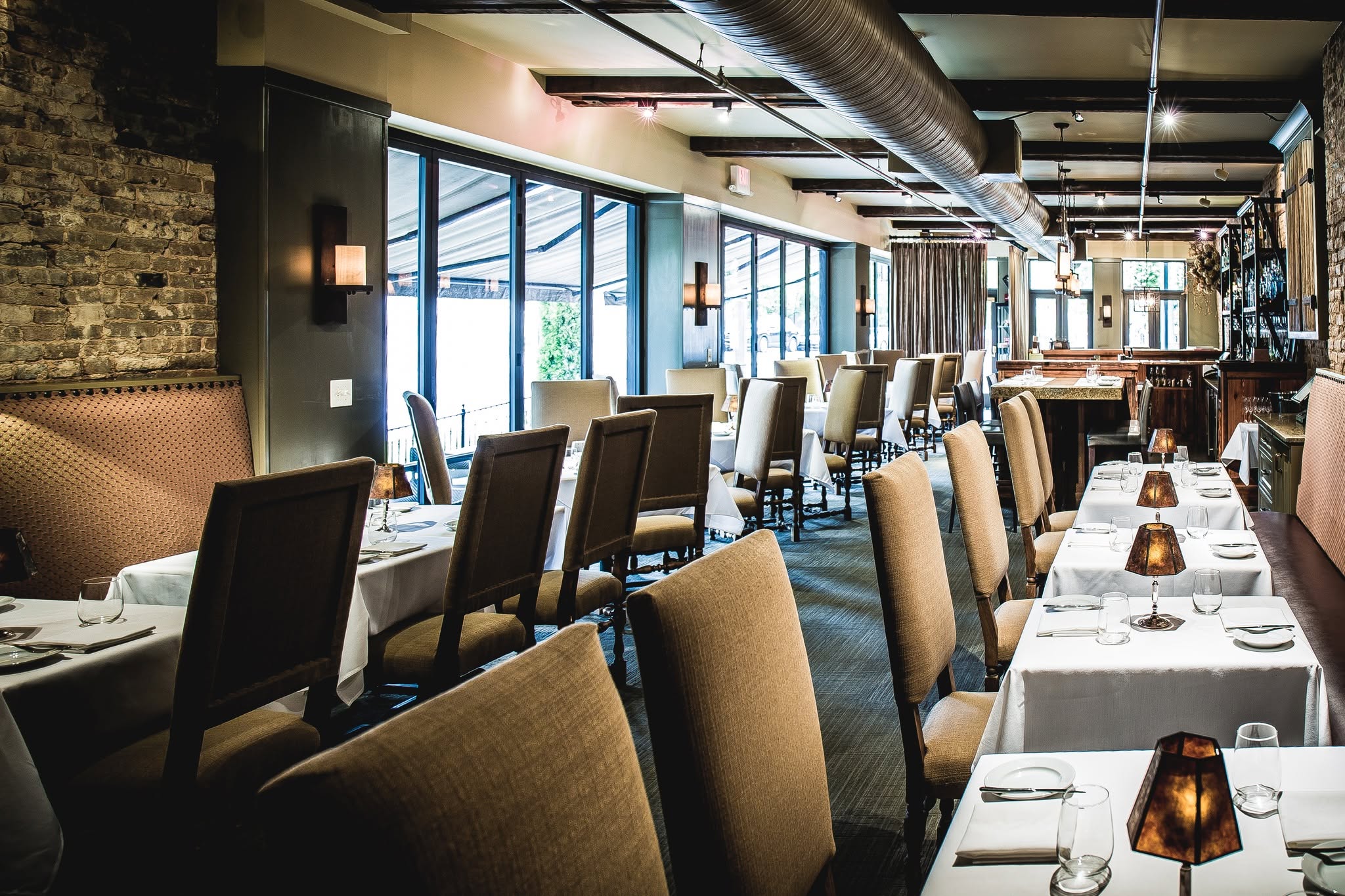 restaurant interior showing tables and chairs